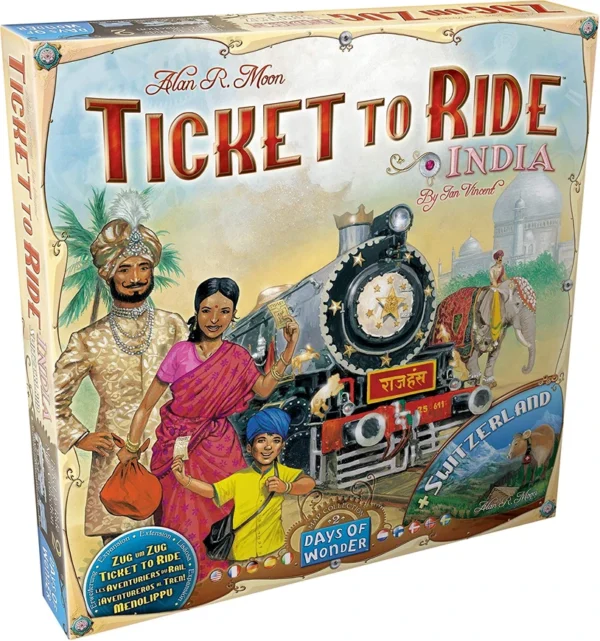 Επιτραπέζιο παιχνίδι Ticket to Ride: India & Switzerland